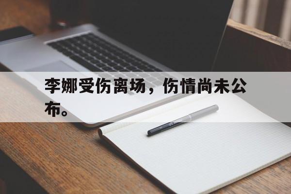 半岛体育-李娜受伤离场，伤情尚未公布。